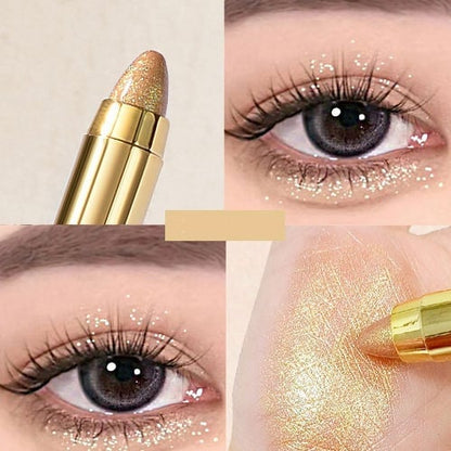 High-gloss double-headed pearlescent fine flash contour and brightening eyeshadow stick