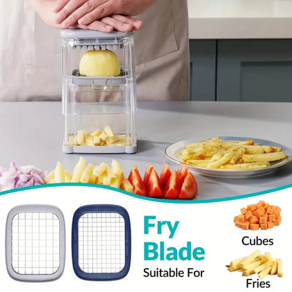 Multi Functional Vegetable Cutter for Fries Dicing and Slicing with Apple Tomato Divider