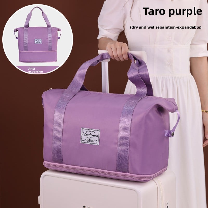 Foldable Lightweight Travel Bag with Dry-Wet Separation
