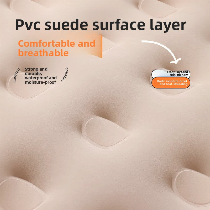 Inflatable mattress for outdoor camping folding bed