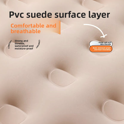 Inflatable mattress for outdoor camping folding bed