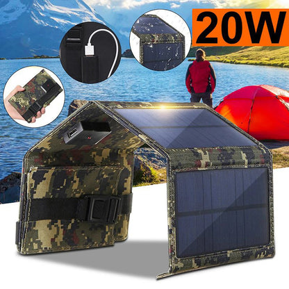 Foldable solar panels