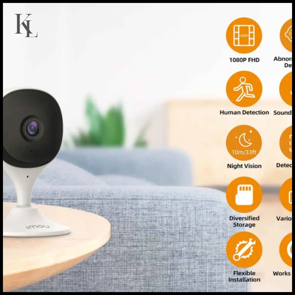 4PCS IMOU Indoor Security Camera Baby Monitor Wi-Fi IP