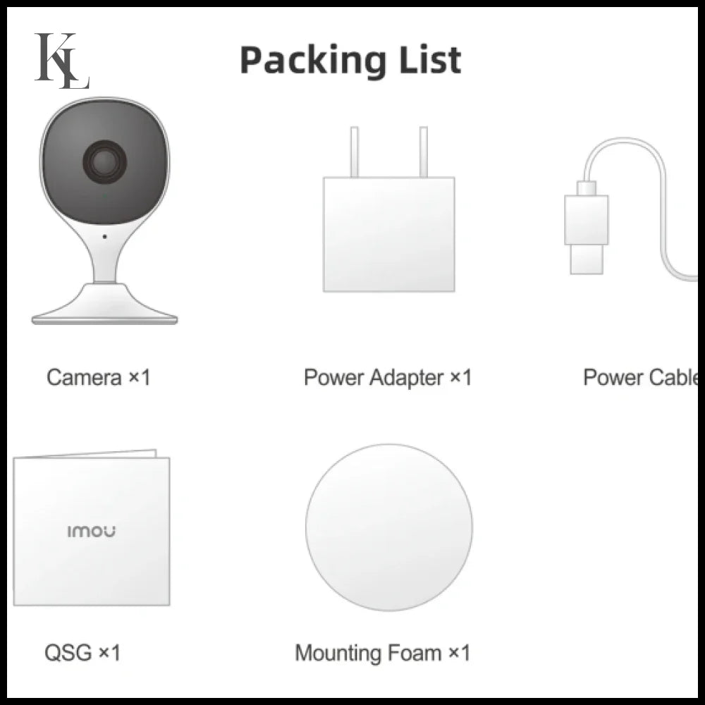4PCS IMOU Indoor Security Camera Baby Monitor Wi-Fi IP