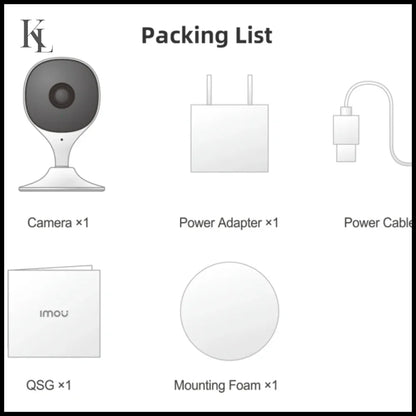 4PCS IMOU Indoor Security Camera Baby Monitor Wi-Fi IP
