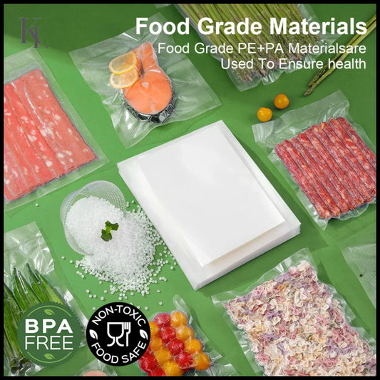 50pcs/lot Kitchen Vacuum Bags for Food Vacuum Sealer