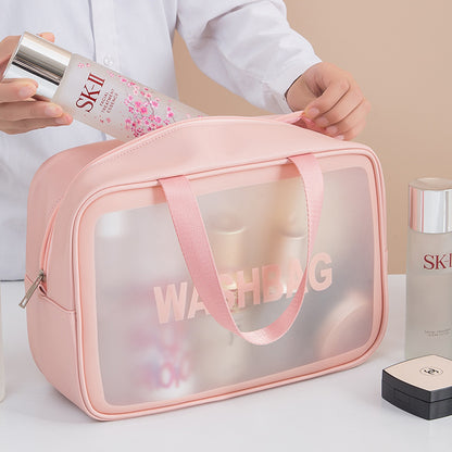 Transparent Waterproof PVC Cosmetic Bag for Travel