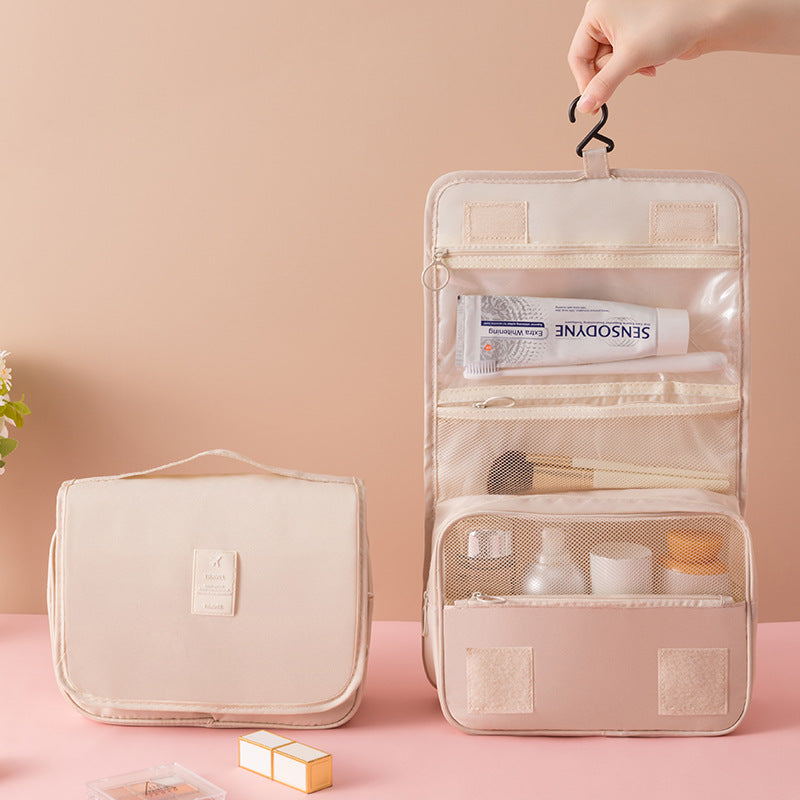 Portable Travel Portable Men's and Women's Hook Toiletry Cosmetic Bag