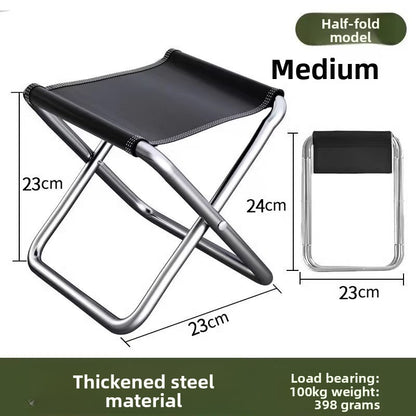 Portable handbag for outdoor folding stools