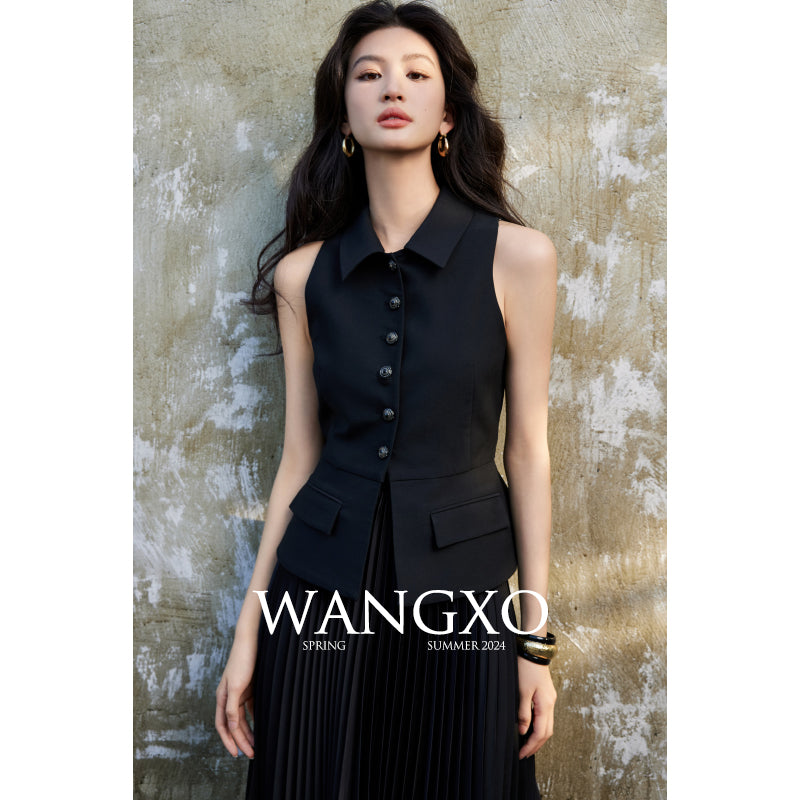 Short-sleeved lapel jacket