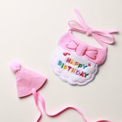 Pet Party Bib – Cute &amp; Colorful Dog/Cat Birthday Accessory