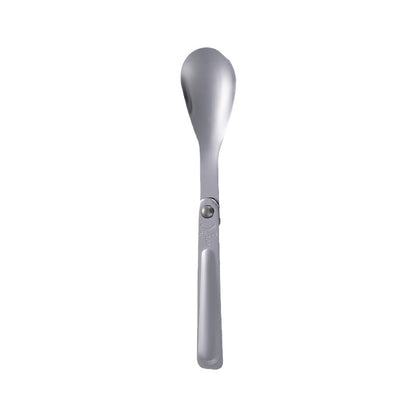 Stainless steel folding spoon outdoor picnic spoon