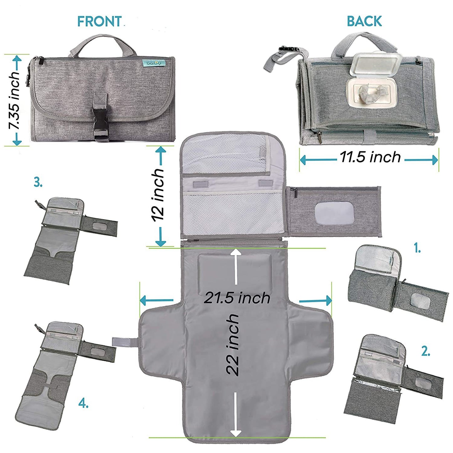 Baby stroller suspended newborn urine separator