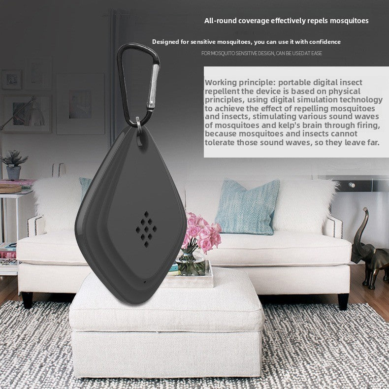 Outdoor portable electronic ultrasonic mosquito repellent