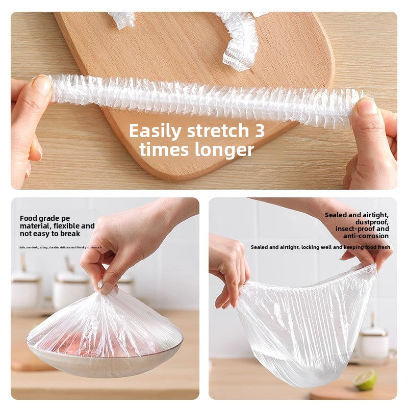 Tear-free disposable cling film cover