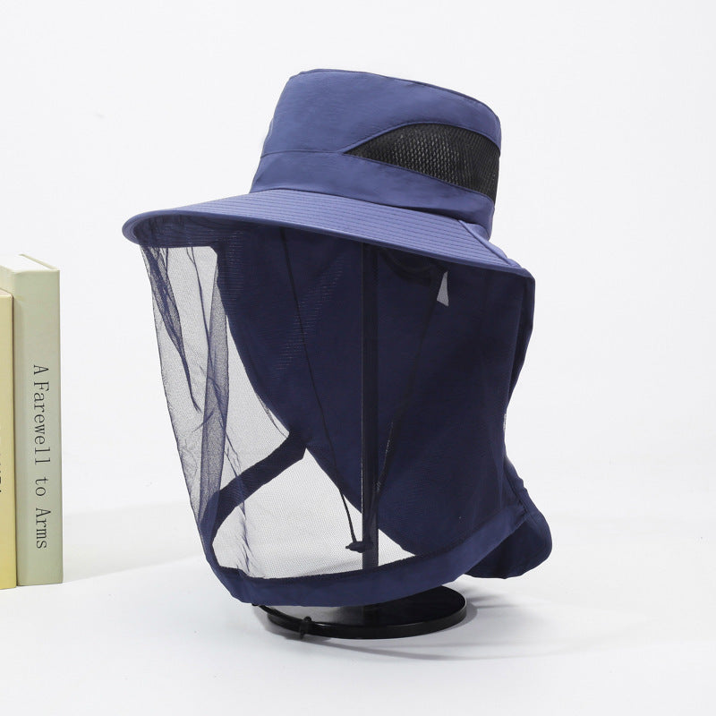 A 15CM wide-brim hat for men's outdoor use