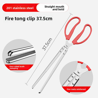 Household stainless steel carbon tongs