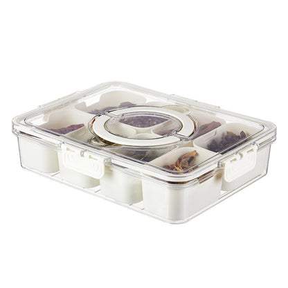 Eight-compartment Storage Box Portable Refrigerator Storage Box