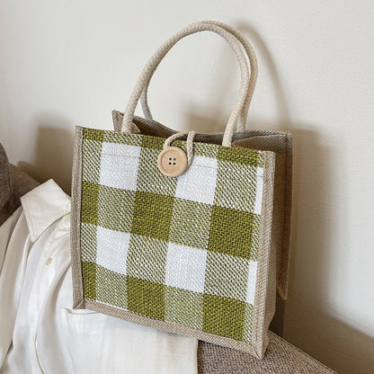 Linen handbag