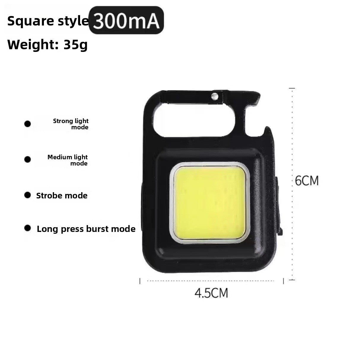 led multi-functional portable key chain light