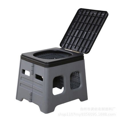 Outdoor portable travel car toilet