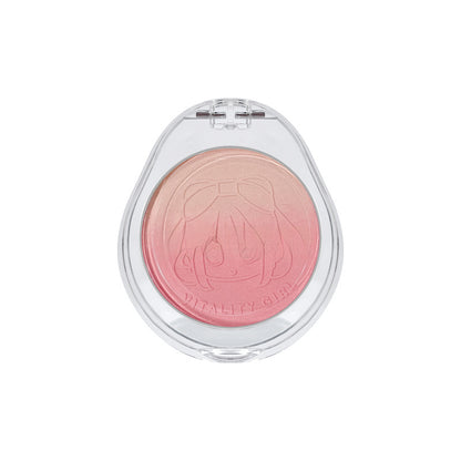 kakashow vigorous girl gradient blush matte fine flash student party daily White Peach Milk Tea Rouge