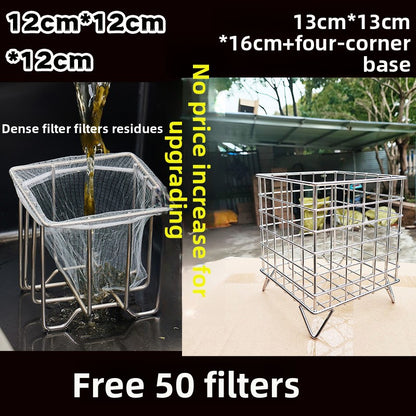 Stainless steel sink filter screen