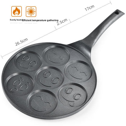 Four-hole breakfast egg burger pot