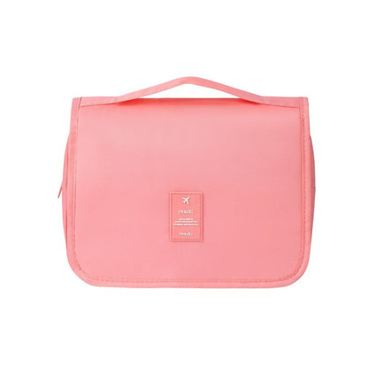 Waterproof large-capacity dry-wet separation cosmetic storage bag