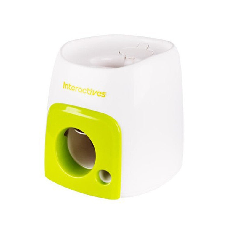 Interactive Tennis Ball Launcher &amp; Treat Dispenser for Dogs