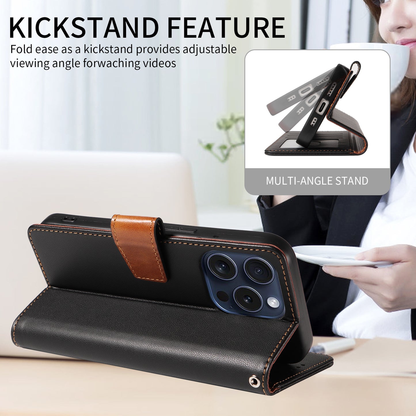 Anti-Magnetic Cloth Flip Phone Case Protective Case