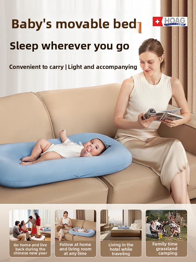 Bed-In-Bed Crib Newborn Baby