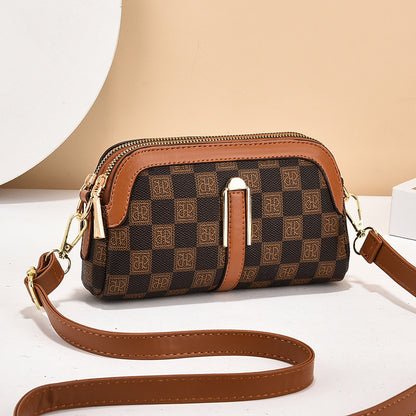 Coin wallet 2024 Korean version of the new fashion printing Joker casual shoulder slung mini bag