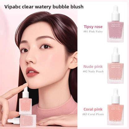 Natural long-lasting hydrating liquid blush