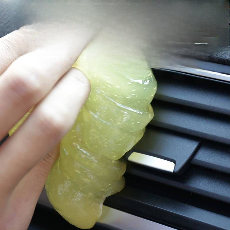 Cleaning soft rubber car