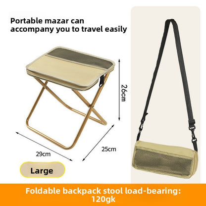 Portable handbag for outdoor folding stools