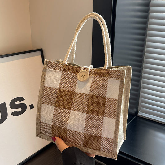 Linen handbag