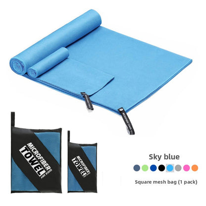 Double-sided fleece beach towel for sports