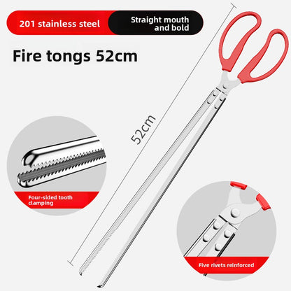 Household stainless steel carbon tongs