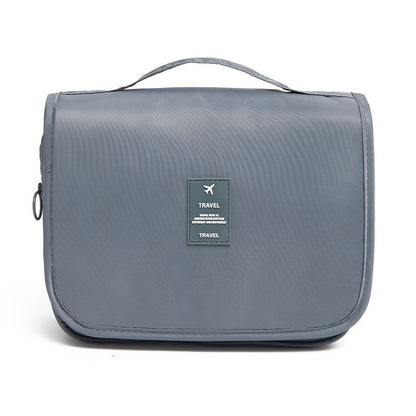 Waterproof large-capacity dry-wet separation cosmetic storage bag