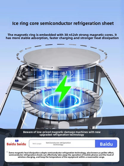 Ice ring magnetic ice sensing heat dissipation shell