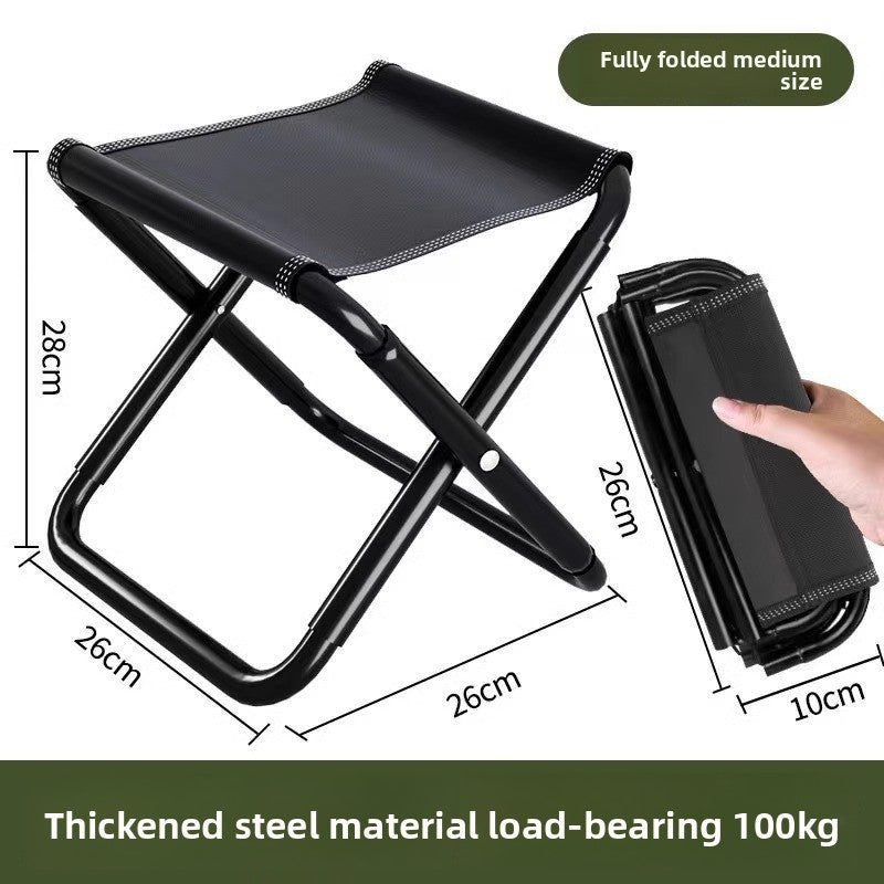 Portable handbag for outdoor folding stools