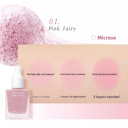 Natural long-lasting hydrating liquid blush