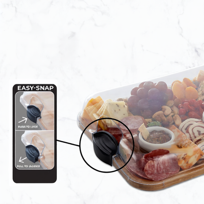 Bamboo cooked food board tray