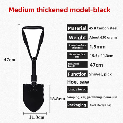 Multi-functional engineer shovel