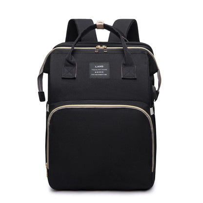Mummy Bag Backpack with Foldable Crib – Your Ultimate Baby Care Companion!