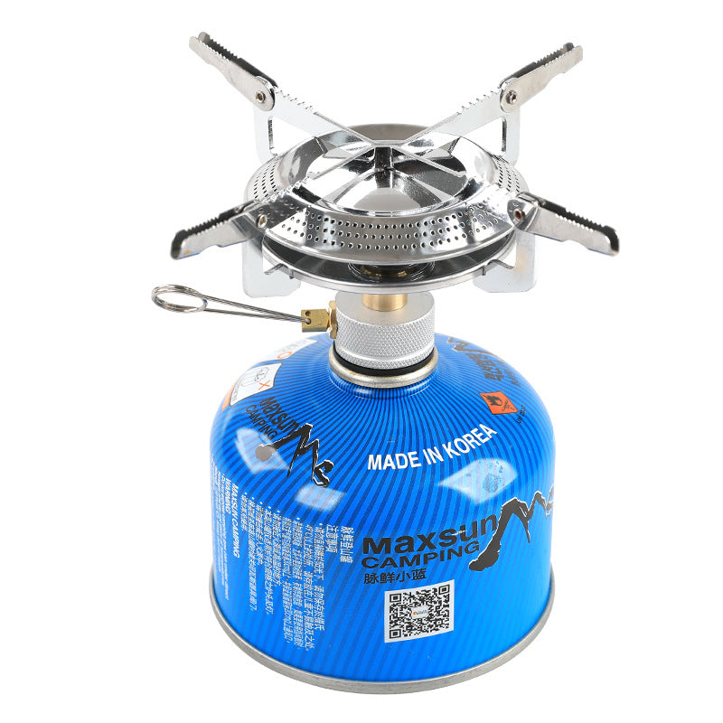 Outdoor camping stove and fuel container