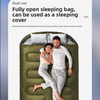 Portable Warm Autumn and Winter Camping Sleeping Bag
