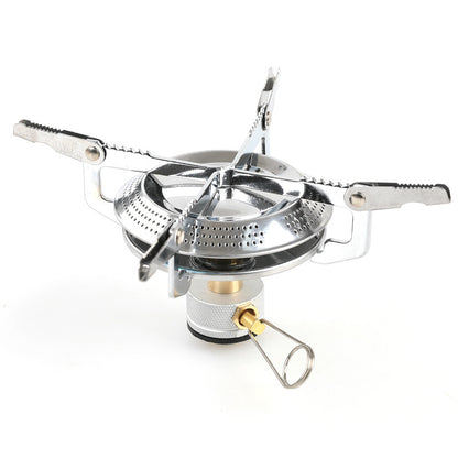 Outdoor camping stove and fuel container