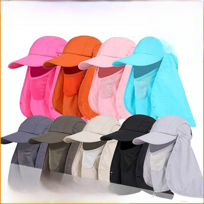 Outdoor sunshade baseball cap